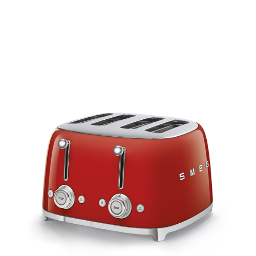 Grille-pain 4 Tranches Rouge SMEG TSF03RDEU(F)