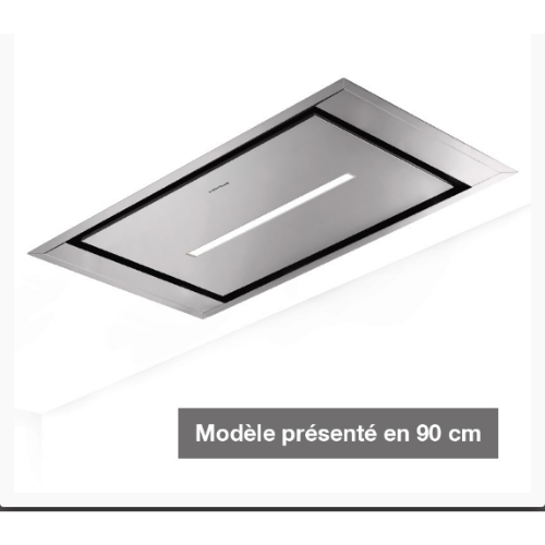 Hotte De Plafond 120 x 50 Cm En Inox Airlux AHPL128IX