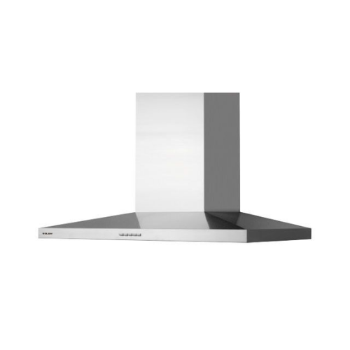 Hotte Décorative Murale Pyramide Plate Inox 90 cm GLEM GHP971IX