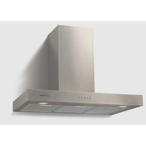 Hotte Décorative Murale Box Inox 90 cm GLEM GHB972IX - vue 1