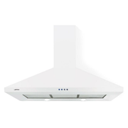 Hotte décorative murale blanche 90cm AIRLUX AHP97WH