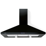 Hotte décorative murale noire 90cm AIRLUX AHP97BK