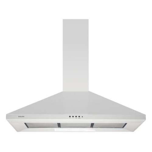 Hotte murale décorative blanche 90cm Glem GHP94WH