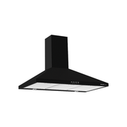 Hotte murale décorative noire 90cm Glem GHP94BK