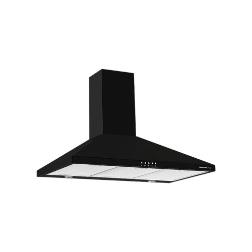 Hotte murale décorative noire 90cm Glem GHP94BK