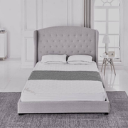 LIT BERGERAC GRIS 140x190 cm EURODESIGN 1102G140