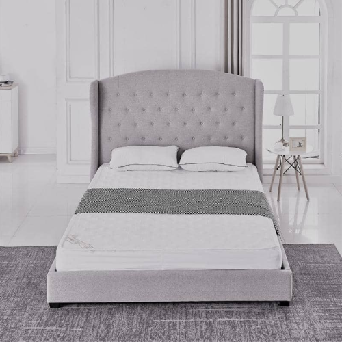 LIT BERGERAC GRIS 140x190 cm EURODESIGN 1102G140