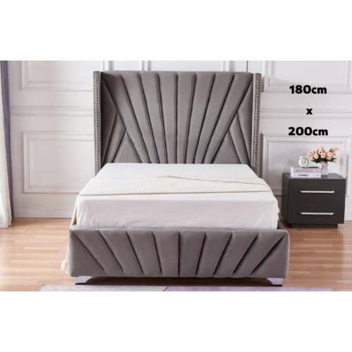 LIT BONIFACIO GRIS 180x200 cm EURODESIGN 726G180
