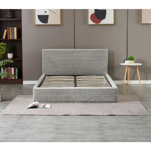 LIT COFFRE MAIA COTELE GRIS 140x190cm EURODESIGN L91CT-G140