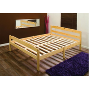 LIT DAVID EN PIN NATUREL 140x190 cm EURODESIGN DS140