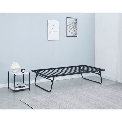 LIT GIGOGNE EN METAL NOIR