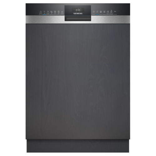 iQ300, Lave-vaisselle encastrable avec bandeau, 60 cm, Acier brossé SIEMENS SN53HS01CE - vue 1