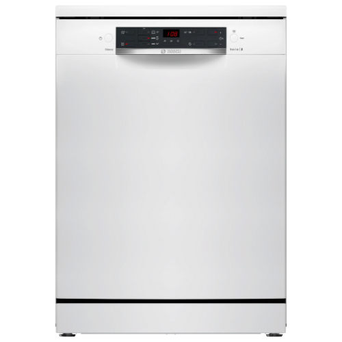 Série 2, Lave-vaisselle pose-libre, 60 cm, Blanc BOSCH SMS25AW10F - vue 1