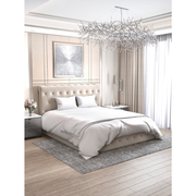 Lit Coffre Corsica En Velours Beige 180X200CM