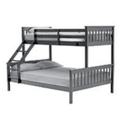 Lit batna gris 90x190+140x190 Eurodesign BATNA2+1G