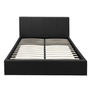 Lit coffre bastien noir 160x200 Eurodesign 720N140