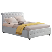 Lit double cocto blanc 140x190 Eurodesign 715B140