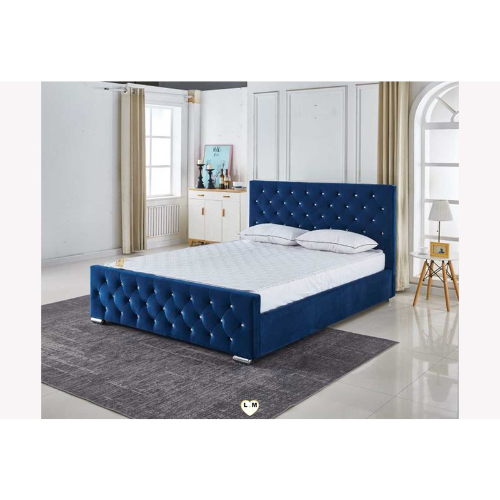 Lit double prestige bleu 160x200 Eurodesign 718BL160