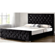 Lit double prestige noir 160x200 Eurodesign 718N160