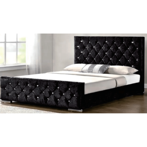 Lit double prestige noir 140x190 Eurodesign 718N140