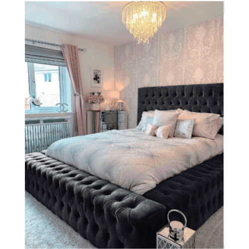 Lit double royal noir 160x200 Eurodesign 730N160