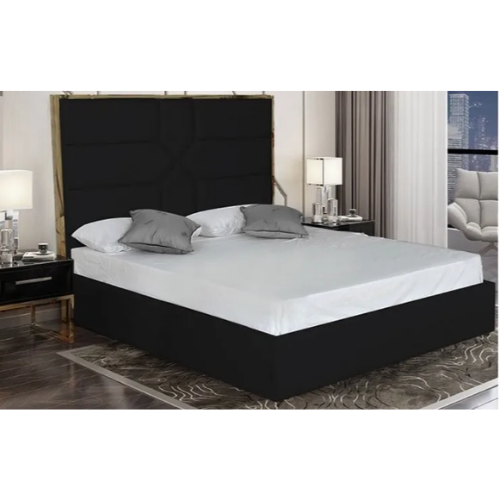 Lit gold mark noir gold 140x190 Eurodesign 727N140