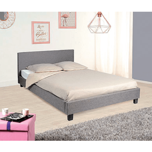 Lit kelia gris 160X200 Eurodesign 713G160