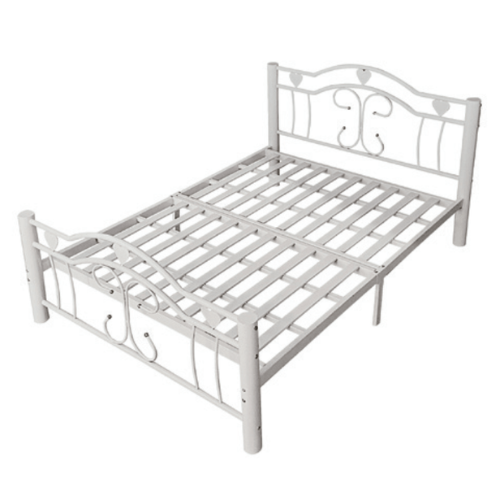 Lit métal hercule blanc 160x200 Eurodesign BF750B160