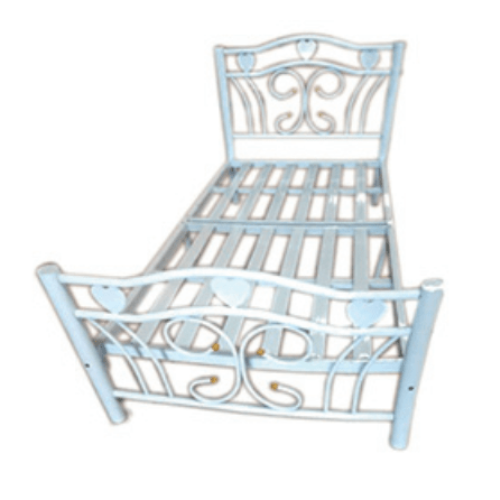 Lit métal hercule blanc 90x190 Eurodesign BF750B90