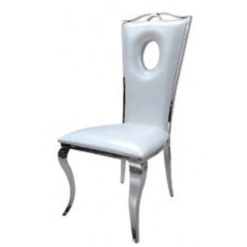 Lot de 4 chaises royal blanc Eurodesign DC15B