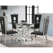 Lot de 4 chaises royal noir Eurodesign DC15N