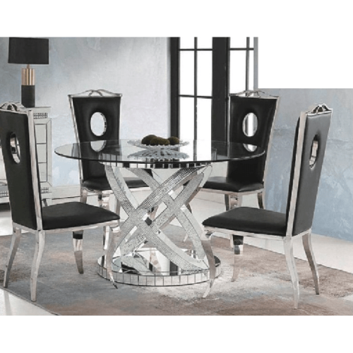 Lot de 4 chaises royal noir Eurodesign DC15N
