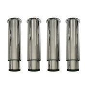 Lot de 4 pieds inox grande hauteur réglables Airlux CR1422(#U723958)