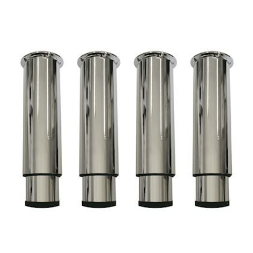 Lot de 4 pieds inox grande hauteur réglables Airlux CR1422(#U723958)