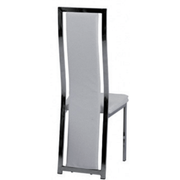 Lot de 6 chaises dana croco blanc Eurodesign Y20CB