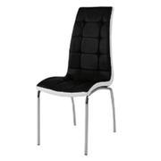 Lot de 6 chaises emma noir Eurodesign DC216N