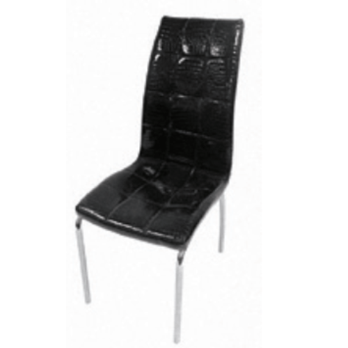 Lot de 6 chaises emma noir croco Eurodesign DC216CN