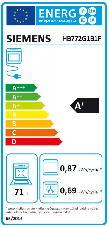 iQ700, Four intégrable, 60 x 60 cm, Noir SIEMENS HB772G1B1F