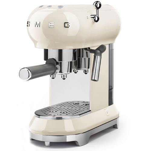 Machine à Café Expresso Esthétique Années ’50 Smeg ECF01-Crème - vue 1