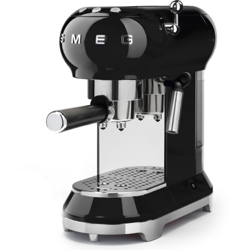 Machine à Café Expresso Esthétique Années ’50 Smeg ECF01-Noir - vue 1