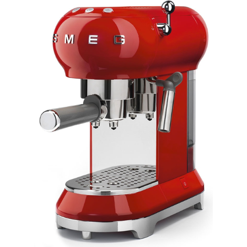 Machine à Café Expresso Esthétique Années ’50 Smeg ECF01-Rouge - vue 1