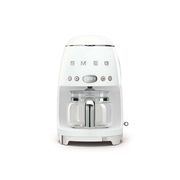 Machine à Café Filtre Esthétique années ‘50 Smeg DCF01-Blanc