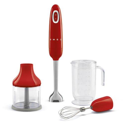 Mixeur plongeant Rouge - Années 50 - SMEG HBF03RDEU(F)