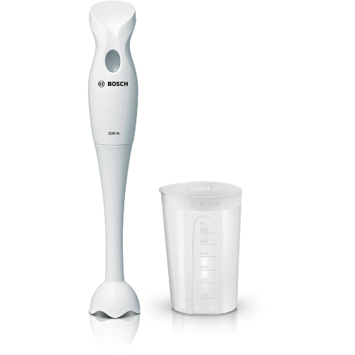 Mixeur plongeant, 300 W, Blanc, Gris BOSCH MSM6B150