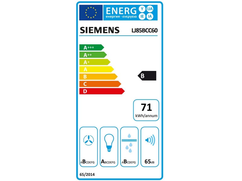 iQ300, Hotte design intégré, 80 cm, , Noir mat LJ85BCC60