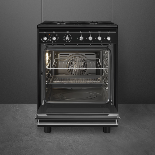 Piano de cuisson Gaz 60x60 cm Esthétique Classica Concerto Classica SMEG CX61GMBL(F) - vue 2