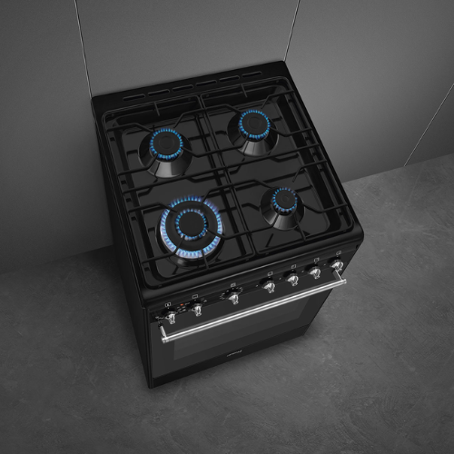 Piano de cuisson Gaz 60x60 cm Esthétique Classica Concerto Classica SMEG CX61GMBL(F) - vue 3