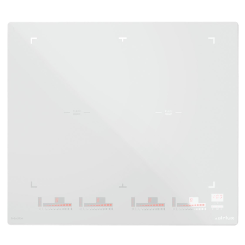 Plaque à induction Blanche Touches sensitives 59 cm Airlux ATIF64WHM - vue 1