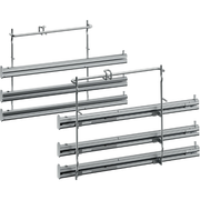 Rail Télescopique 3 Niveaux Pour Four Pyrolyse Neff Z12TF36X0(#Q140885 )
