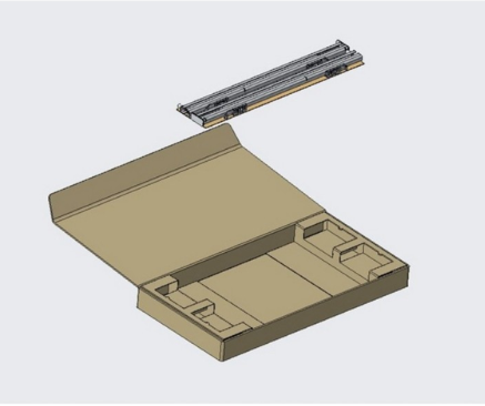 Rail télescopique Inox Airlux AFARAIL
